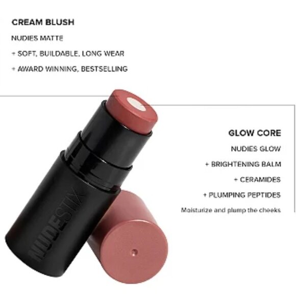 Nudestix Nudies Matte + Glow Core All Over Blush ~ ROSE GLOW 6g/0.21oz NIB - Picture 11 of 14